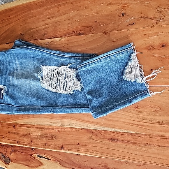 HH Los Angeles Jeans Mid Rise Mom Fit Destory Pants Size 9 - Picture 11 of 11